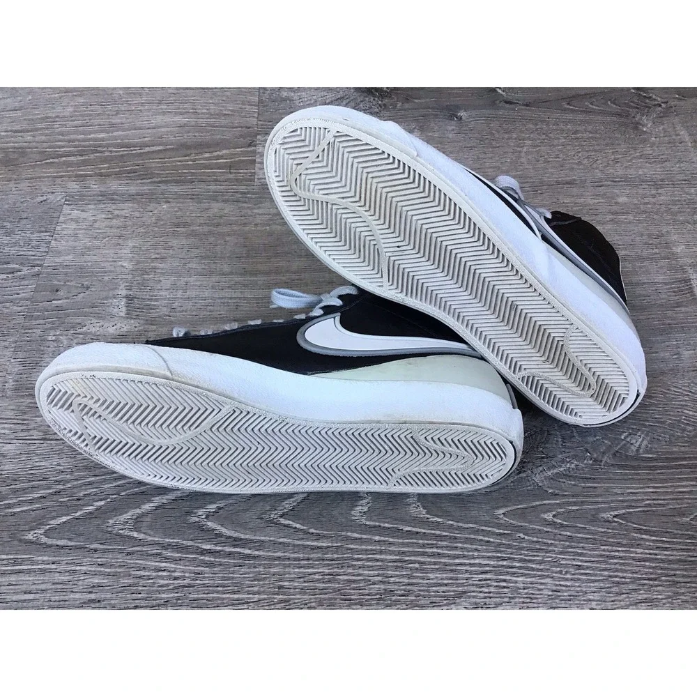 Nike Blazer Mid 77 Infinite Mens Size 7.5 US DA7233-001 Black White Leather Shoe